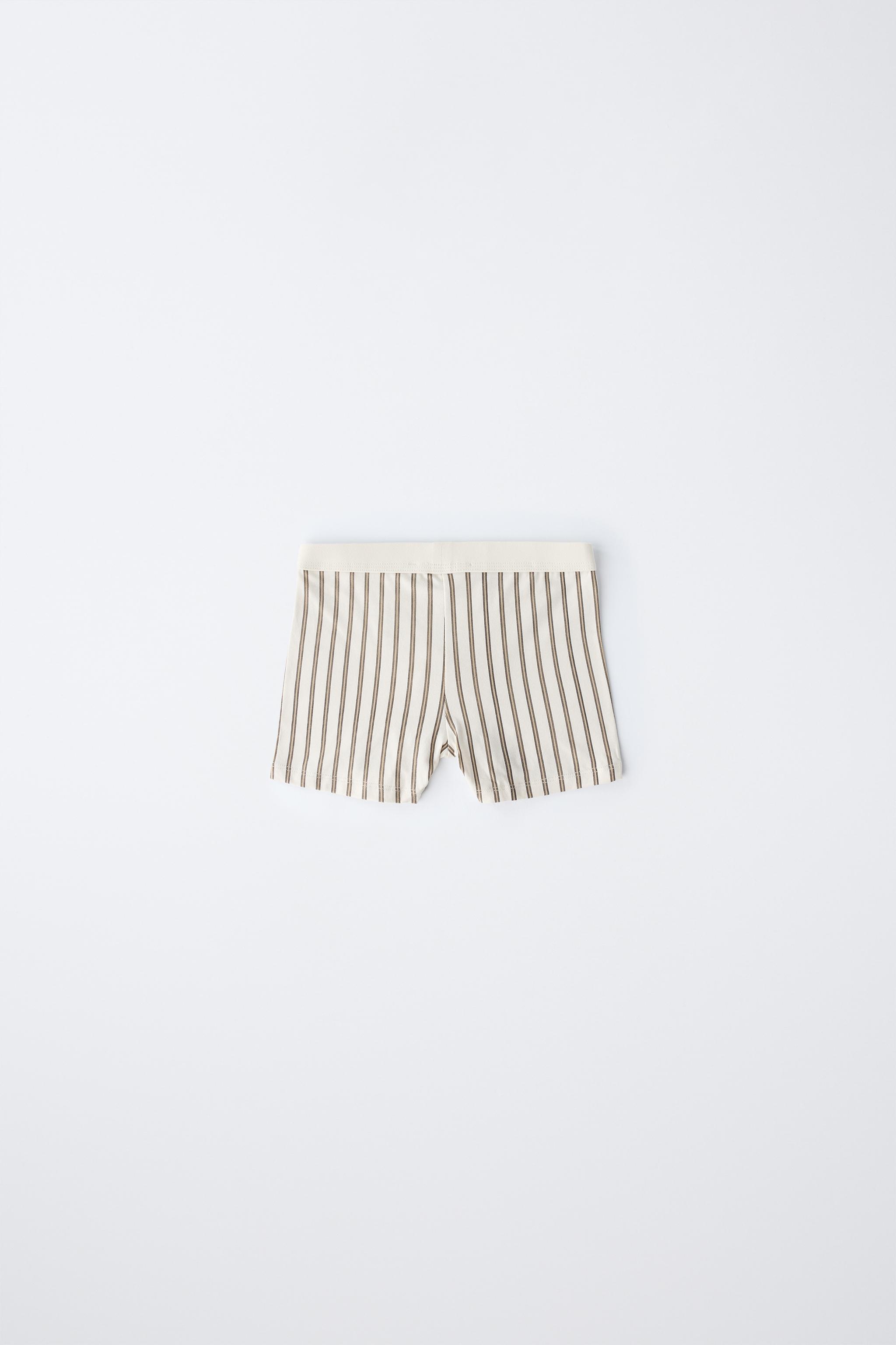 AGES 3-6 / FIVE-PACK OF STRIPED BOXERS